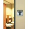Durable 495423 Pictogramme Carre 150 x 150 mm en Acier Brosse Inoxydable WC Toilettes Hommes