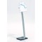 Durable 481223 Support de presentation Info Sign Stand A4, pour format portrait et paysage, Argent