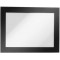 Durable 487001 Duraframe Pochette Cadre d'Affichage Dos Adhesif pour Document A6 Noir Sachet de 2