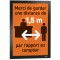 Durable 487209 Duraframe Pochette Cadre d'Affichage Dos Adhesif pour Document A4 Orange Sachet de 2