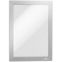 Durable 488123 Duraframe Boite de 10 Cadres d'affichages repositionnables A5 Argent