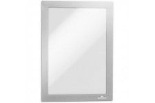 Durable 488123 Duraframe Boite de 10 Cadres d'affichages repositionnables A5 Argent