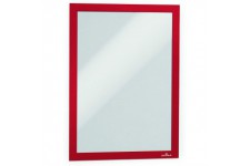 Durable 488203 Duraframe Boite de 10 Cadres d'affichages repositionnables A4 Rouge