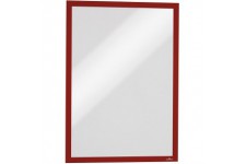 Durable Duraframe Cadre d'affichage magnetique A3 Rouge Lot de 5