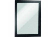 Durable 494701 Info Frame Duraframe Magnetic (A5, cadre magnetique pour surfaces metalliques) 5 pieces - Noir