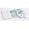 Durable 523819 CD/DVD Cover Pochette Eco avec Perforations Universelles pour Classer 4 CD/DVD Sachet de 10 pochettes