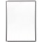 Lot de 5 : Durable 560637 Sherpa Vario Panel Plaque Pochette Polypropylene pour Document A4 avec Cadre Profile Gris Graphite