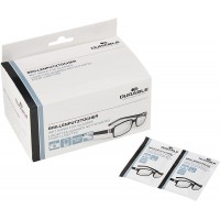 Durable Lingettes pour Lunettes Lingettes nettoyantes pour lunettes Blanc Lot de 100