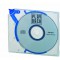 Durable 526706 Boite a  CD Quickflip (pour 1 CD) paquet de 5 transparent/bleu