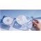 Durable 526906 CD-hardbox Quickflip complet pour 1 CD, PP, 155x126x27mm, transparent/bleu, 5 pieces