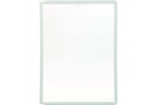 Lot de 5 : Durable 560610 Sherpa Vario Panel Plaque Pochette Polypropylene pour Document A4 avec Cadre Profile Gris 