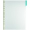 Lot de 5 : Durable 560706 Function Panel Plaque Pochette PVC pour Document A4 avec Onglet Coloris Bleu 