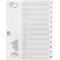 Durable 6112 Numeric tab index Polypropylene (PP) Blanc - Intercalaires de classement (Numeric tab index, Polypropyl