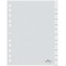 Durable 641002 Index vierges en PP, A4 portrait, couverture complete, 1-12 ou janvier-decembre, blanc