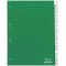 Durable 620005 Index en plastique A - Z, A4 portrait, couverture complete, 20 partitions, vert