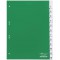 Durable 621005 Intercalaires Format A4 12 Touches Numeriques - Onglets Soudes et Insertions 1-12 - Page de Garde - Perforations 