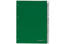 Durable 621905 Intercalaires Format A4 31 Touches Numeriques - Onglets Soudes et Insertions 1-31 - Page de Garde - Perforations 