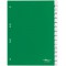 Durable 622205 Intercalaires Format A4 15 Touches - Onglets Soudes et Planches d'Insertions 1-15/A-Z - Page de Garde - Perforati