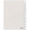 Durable 681019 Index plastique A4 1-12/Jan-Dec, 1 piece, transparent