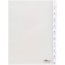Durable 682119 Intercalaires Format A4 10 Touches - Onglets Soudes et Planches d'Insertions 1-10 - Page de Garde - Perforations 