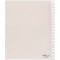 Durable 683319 Intercalaires Format A4+ 20 Touches - Onglets Soudes et Planches d'Insertions 1-20/A-Z - Perforations 4 trous - P