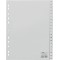 DURABLE hunke &jochheim intercalaires en plastique de a a z gris format a4/230 x 297 mm-lot de 20
