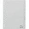 DURABLE hunke &jochheim intercalaires en plastique de a a z gris format a4/230 x 297 mm-lot de 20