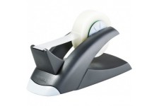 Durable 771701 Vegas Tape Dispenser Devidoir pour Ruban Adhesif 19 mm x 33 mm Noir/Gris