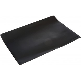 Durable 710101 Duraglas Sous-main Plaque Simple Format Conference 42 x 30 cm Bords Rainures Noir