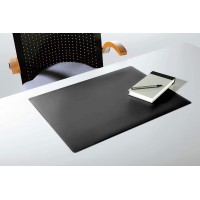Durable 710201 Sous-main Plaque Simple Format Bureau 53 x 40 cm Bords Rainures Noir