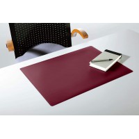 Durable 710203 Sous-main avec rebord rainure dessous en mousse antiderapant - 53x40 cm - Rouge