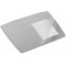Durable 720110 Sous-main Artwork (avec couverture transparente, 650 x 520 mm) gris