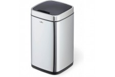 Durable 342123 Poubelle Automatique NO Touch, avec bac interieur, 12 litres, Argent 270 x 500 x 270 (L x H x P)