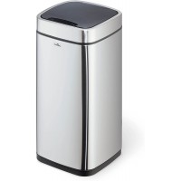 Durable 342223 Poubelle Automatique NO Touch, avec bac interieur, 21 litres, Argent 300 x 630 x 300 (L x H x P)