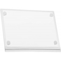 Durable 501619 Pochette d'affichage etanche A4 Fixation Adhesive, Sachet de 5, Transparent