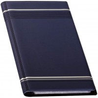 Durable 858107 Visifix 96 Reliure a  Pochettes Soudees Capacite 96 Cartes - 12 Pochettes Bleu Fonce