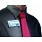 Durable 821119 Porte-badge CLICK FOLD avec Pince Combi pour badge 40 x 75 mm Polypropylene Transparent - Boite de 25