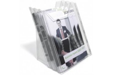 Durable 858019 Combiboxx Set Presentoir Porte - Documents Mural ou a  Poser 3 Cases Format A4 Vertical Polystyrene Transparent