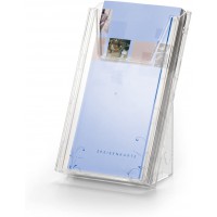 Durable 859019 Combiboxx Presentoir Porte - Documents Mural ou a  Poser 1 Case Format 1/3A4 Vertical Polystyrene Transparent