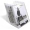 Durable 858619 Combiboxx Set Presentoir Porte - Documents Mural ou a  Poser 5 Cases Format A4 Vertical Polystyrene Transparent