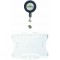 Durable 801119 Boite de 10 Porte-cartes de securite ouvert avec Enrouleur 54 x 85 mm