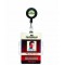 Durable 801119 Boite de 10 Porte-cartes de securite ouvert avec Enrouleur 54 x 85 mm