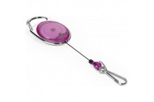 Durable 832712 Pince a  boucles Style Jojo (avec mousqueton) 1 piece, violet