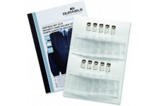 Durable 869819 Pack de 10 Porte-cartes de securite 54 x 85 mm