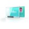 Durable 892219 Pushbox Mono Pack de 10 Porte-cartes de securite 54 x 87 mm