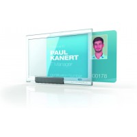 Durable 892219 Pushbox Mono Pack de 10 Porte-cartes de securite 54 x 87 mm