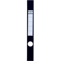 Durable 809101 Sachet de 10 Porte-etiquettes adhesifs pour Classeurs Ordofix 40 mm Noir