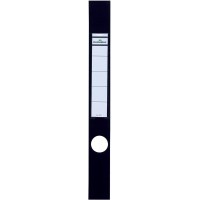 Durable 809101 Sachet de 10 Porte-etiquettes adhesifs pour Classeurs Ordofix 40 mm Noir