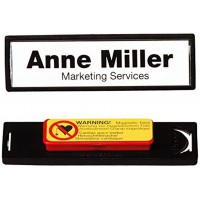 Durable Clip Card Boite de 25 Porte-badges avec Clip 40 x 75 mm Noir