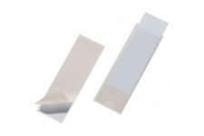 Durable Pocketfix Sachet de 10 Porte-etiquettes adhesifs 38 x 125 mm